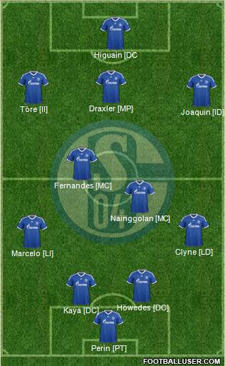 FC Schalke 04 Formation 2014