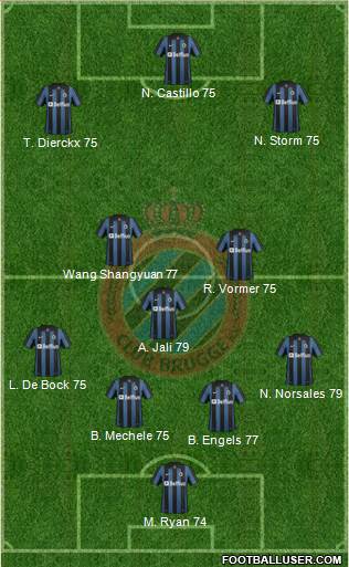 Club Brugge KV Formation 2014