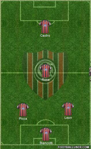 Chacarita Juniors Formation 2014