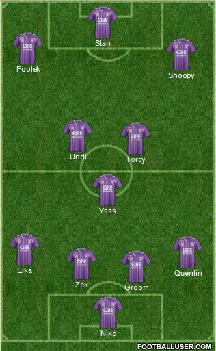 Perth Glory Formation 2014