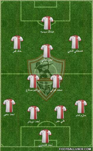 Zamalek Sporting Club Formation 2014