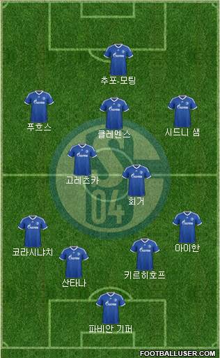 FC Schalke 04 Formation 2014