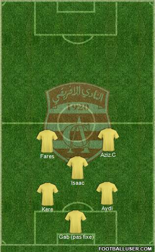 Club Africain Tunis Formation 2014