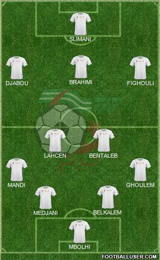 Algeria Formation 2014