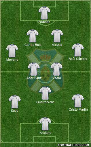 C.D. Tenerife S.A.D. Formation 2014