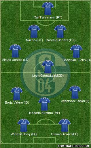 FC Schalke 04 Formation 2014