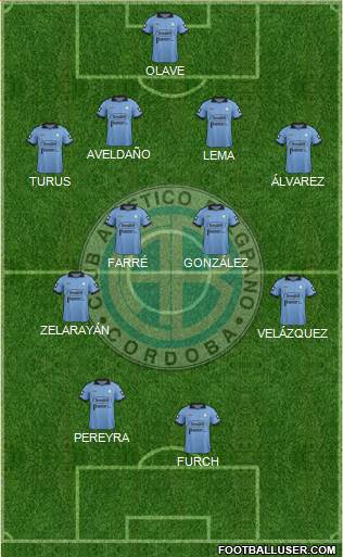 Belgrano de Córdoba Formation 2014