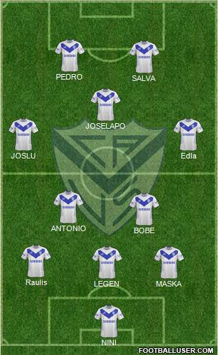 Vélez Sarsfield Formation 2014