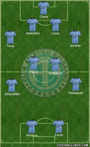 Belgrano de Córdoba Formation 2014