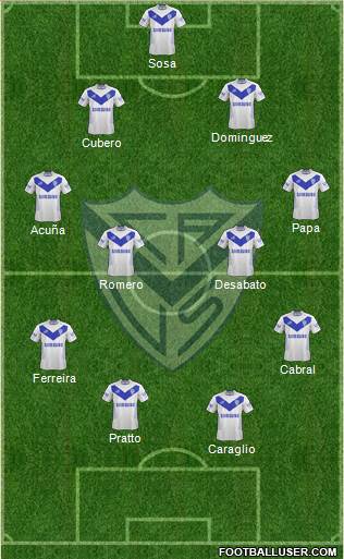 Vélez Sarsfield Formation 2014