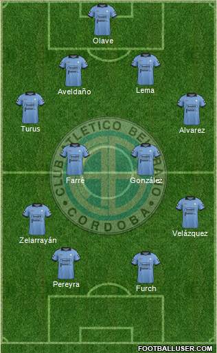 Belgrano de Córdoba Formation 2014