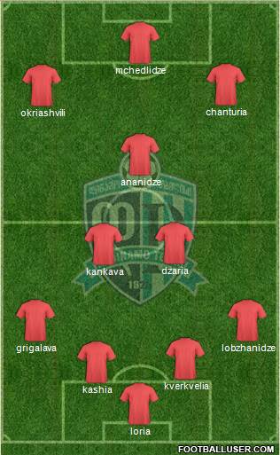 Dinamo Tbilisi Formation 2014