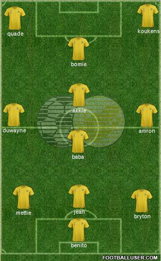 South Africa Formation 2014