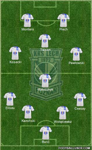 Lech Poznan Formation 2014