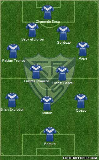 Vélez Sarsfield Formation 2014