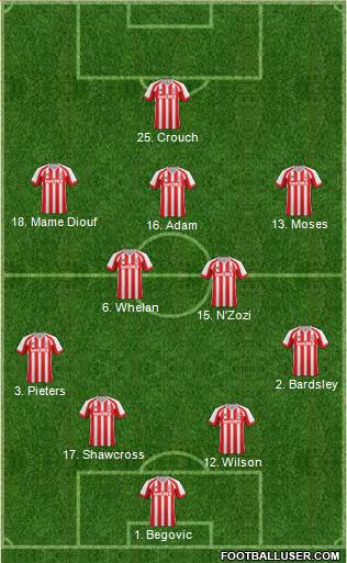 Stoke City Formation 2014