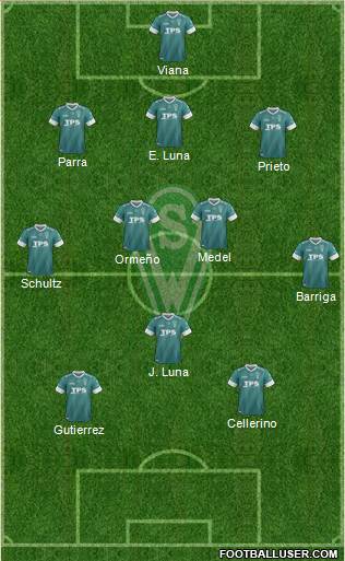 CD Santiago Wanderers S.A.D.P. Formation 2014