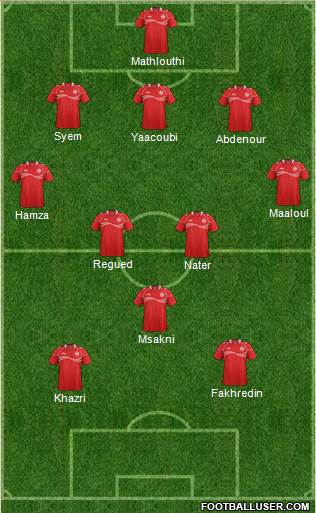 Tunisia Formation 2014