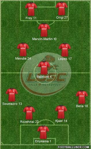 LOSC Lille Métropole Formation 2014