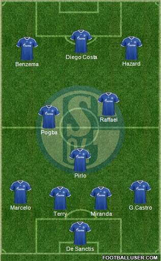 FC Schalke 04 Formation 2014