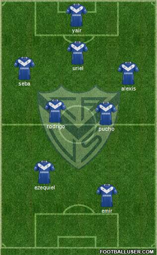 Vélez Sarsfield Formation 2014