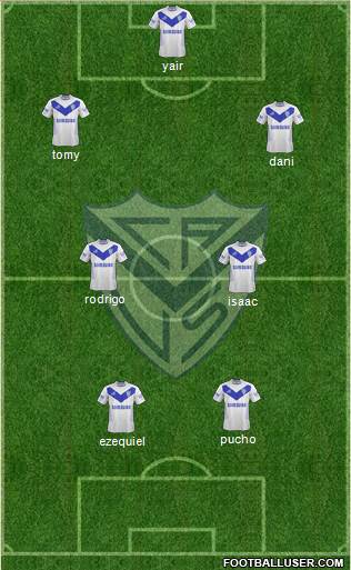 Vélez Sarsfield Formation 2014