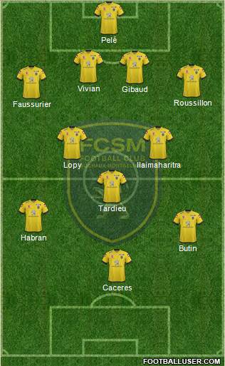 FC Sochaux-Montbéliard Formation 2014