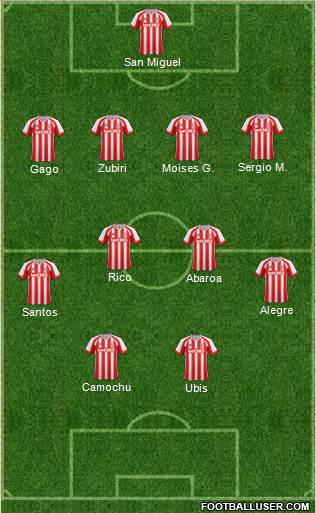 Stoke City Formation 2014