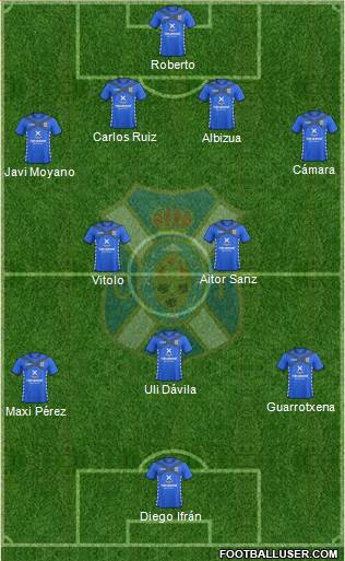 C.D. Tenerife S.A.D. Formation 2014