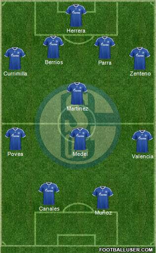 FC Schalke 04 Formation 2014