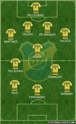 Defensa y Justicia Formation 2014