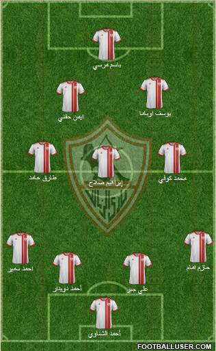 Zamalek Sporting Club Formation 2014