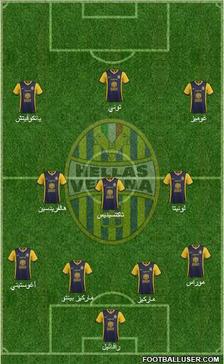 Hellas Verona Formation 2014