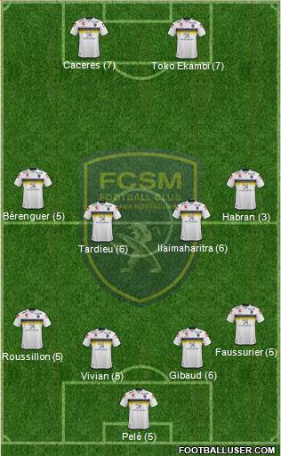 FC Sochaux-Montbéliard Formation 2014