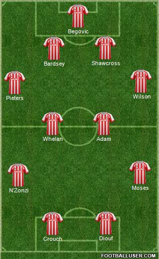 Stoke City Formation 2014