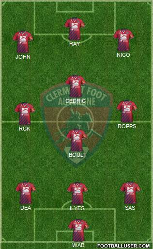 Clermont Foot Auvergne 63 Formation 2014