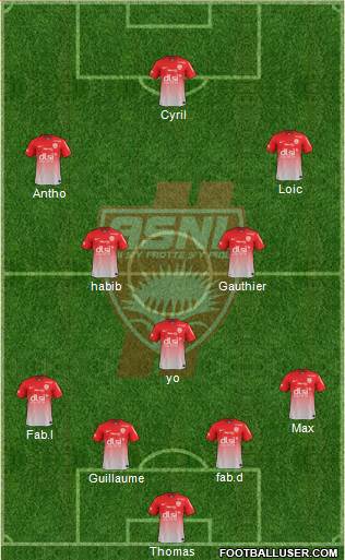 A.S. Nancy Lorraine Formation 2014