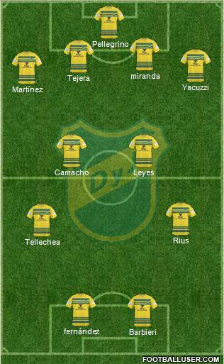 Defensa y Justicia Formation 2014