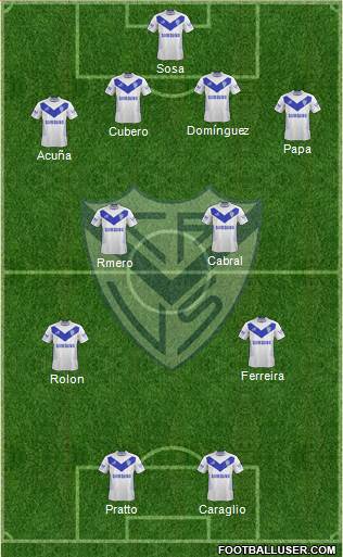 Vélez Sarsfield Formation 2014