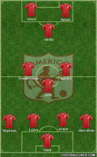 CD América de Cali Formation 2014