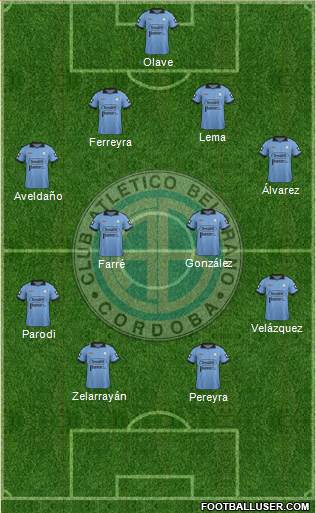 Belgrano de Córdoba Formation 2014