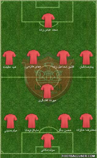 Persepolis Tehran Formation 2014