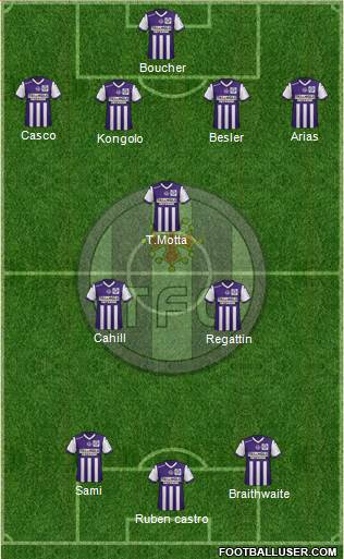 Toulouse Football Club Formation 2014