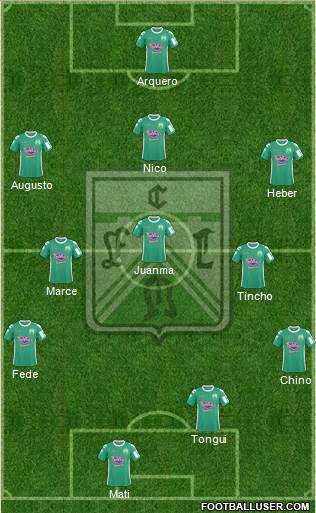 Ferro Carril Oeste Formation 2014