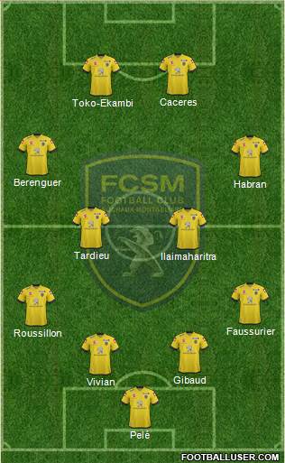 FC Sochaux-Montbéliard Formation 2014