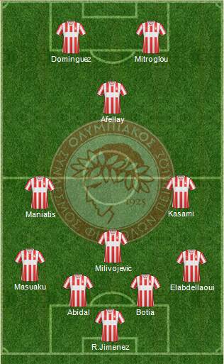 Olympiakos SF Piraeus Formation 2014