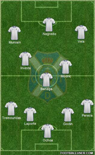 C.D. Tenerife S.A.D. Formation 2014