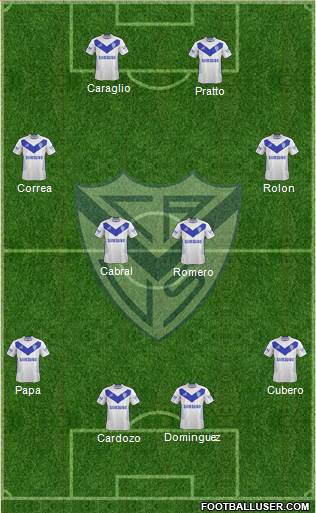 Vélez Sarsfield Formation 2014