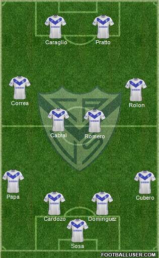 Vélez Sarsfield Formation 2014