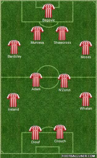 Stoke City Formation 2014